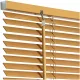 Horizontalne rolete od drveta 120 cm x 140 cm s lamelama 25 mm