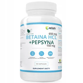   Betaina 650mg + Pepsin 150mg - Potpora probavnom sustavu, 90 kapsula