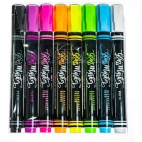  Kreda marker, razne boje, fluorescentni Rystor, 8 kom.