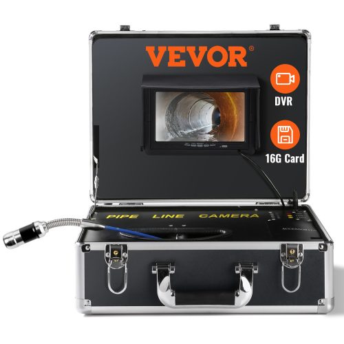VEVOR Kamera za pregled cijevi 7" 20M LCD