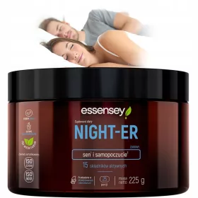   ESSENSEY NIGHT-ER: Dodatak Prehrani za Zdrav San i Dobro Samopouzdanje - 225g