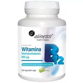   Aliness Vitamin B12 Metilkobalamin 950 mcg 100 veganskih kapsula