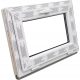 Novi PVC prozor 70x60 cm bijeli