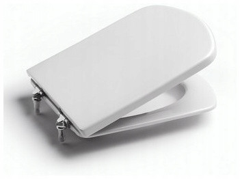 WC daska Roca DAMA SENSO COMPACTO & SQUARE, bijeli duroplast