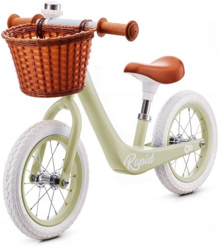  Kinderkraft RAPID 12" bicikl za ravnotežu, zeleni