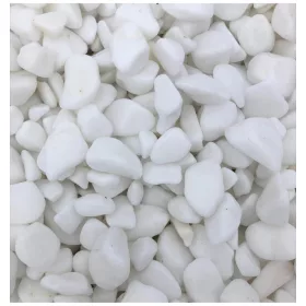 Šljunak, kamenje za vrt - Bijelo kamenje za vrt 20 kg