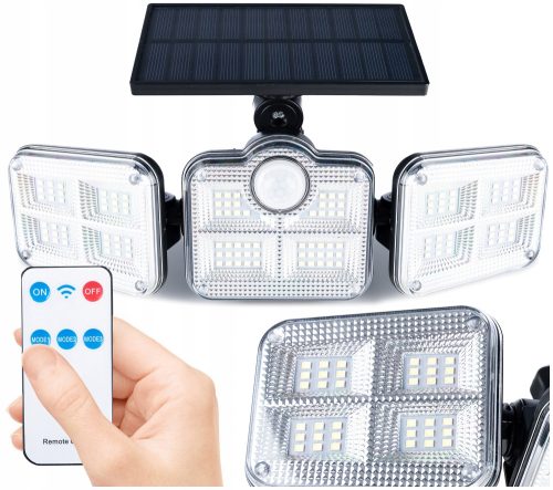Lampa solarna LED s senzorom pokreta u subraku, modularna
