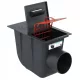 Krono-Plast taložnik 110 mm antracit
