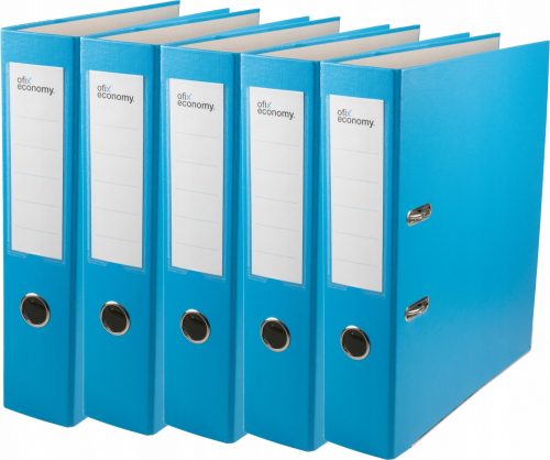 SEGREGATOR A4 75MM JASNO PLAVI OJAČAN x5