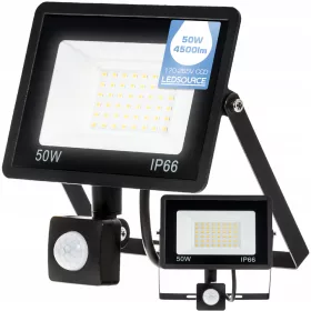 Halogeni reflektor LED 50W 4500lm IP66 crna