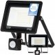 Halogeni reflektor LED 50W 4500lm IP66 crna