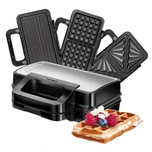  Pekač za vafle Grill Toster 3u1 MPM MOP-43M 1000 W SENDVIČER