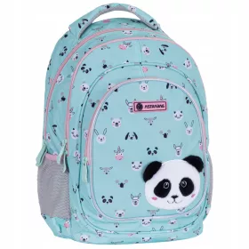   Školski ruksak ASTRABAG TEDDY PANDA s motivom pande i pastelnim nijansama