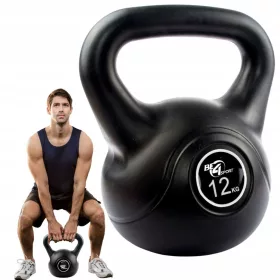  Kettlebelle Be4Sport 12 kg crna