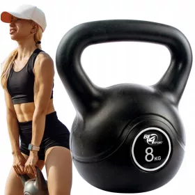  Kettlebelle Be4Sport 8 kg crni