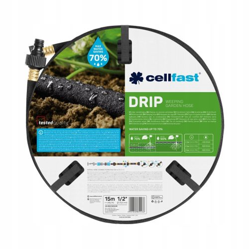  Cellfast crijevo za navodnjavanje kap po kap 15m 1/2"
