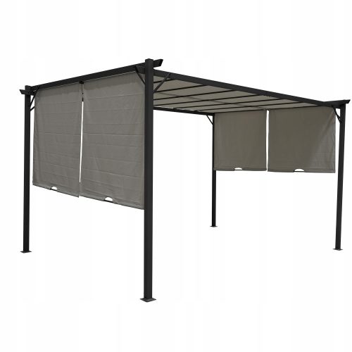 Altana za vrt - Pergola od čelika 390 x 290 x 230 cm