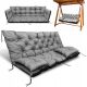  ePosciele jastuk 180 x 60 x 15 sivi