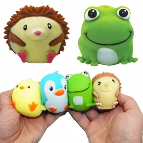   GNIOTEK ŽIVOTINJSKA PJENA SQUISH BALL ANTI-STRES ZA SENZORNU TERAPIJU