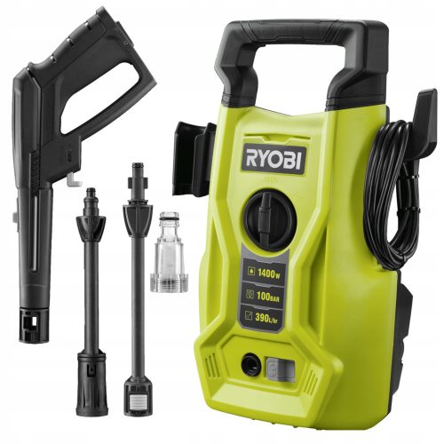 Visokotlačni perač RYOBI 1400W 100 bara 390L/h