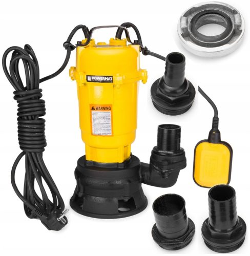 Pumpa za vodu s razbijanjem čestica, plovak 750W POWERMAT PM-PDS-3000P