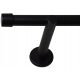 Karnišna jednostruka crna/bijela 19 mm 200 cm
