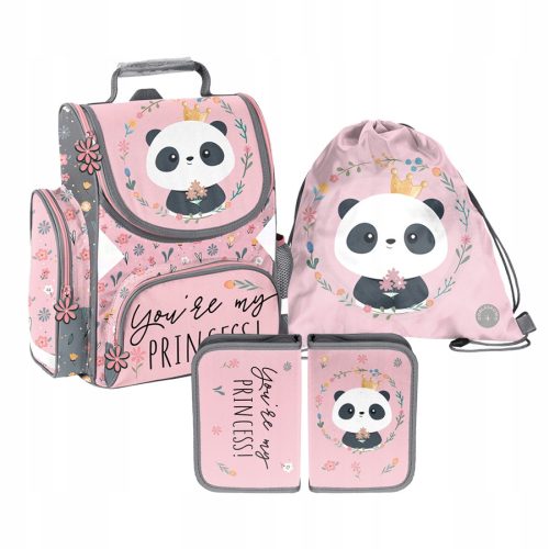 PANDA Paso Školski Set - Školska Torba i Pernica