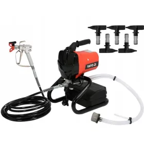    650 W YT-82560 YATO hidrodinamička jedinica za bojanje + Yato 0 W pištolj za bojanje