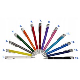 Blue Meteor Engraved Pen Set 25pcs END OF YEAR