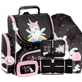   Unikatna školska torba s motivom jednoroga za djevojčice od 1. do 3. razreda