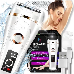   MINEXO Epilator Za Žene | Brijač Za Noge, Tijelo, Bikini I Pazuhe | Delikatna Depilacija 3-u-1 USB Trimer