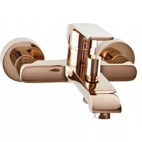   Valvex Aurora Rose Gold jednoručna zidna slavina za kadu i tuš, zlatna