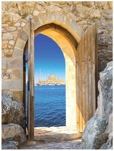 FOTO TAPETA MORSKA VRATA 3B PANXL 206x275 F2131