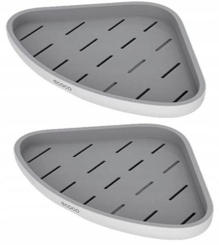Asmat Ecoco kutne police sive 32x22x6 cm 2 kom.