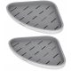 Asmat Ecoco kutne police sive 32x22x6 cm 2 kom.