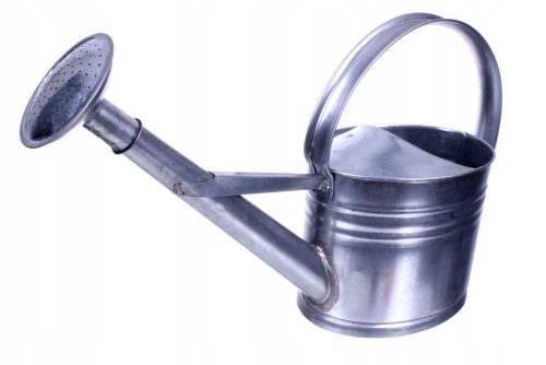 Kanta za zalijevanje od 10 litara, metalna, sive i srebrne nijanse
