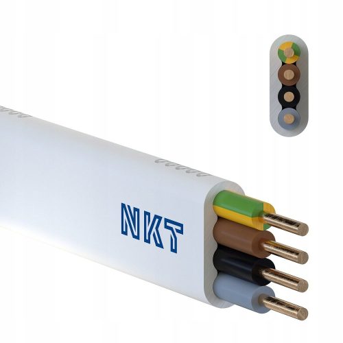 Ravni elektroinstalacijski kabel YDYp NKT 4 x 1,5 mm2 100 m