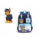 Ruksak za školu s više odjeljaka Paw Patrol Chase + novčanik + futrola za ključe