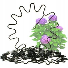  Crne kopče za biljke 10 kom.