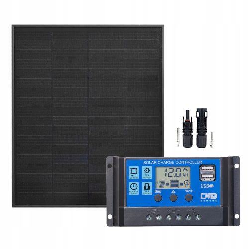Solarni set 50W 10A 2xUSB
