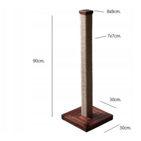 Drewneni mačji grebalnik WoodenManufacture, 90 cm