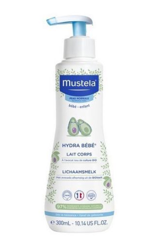 Mustela Bebe Enfant Hydra Bebe, Mlijeko za Tijelo, Od Rođenja, 300 ml