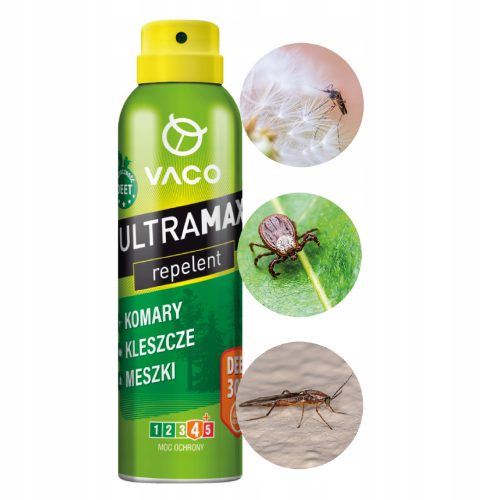  VACO ULTRAMAX sprej protiv komaraca, krpelja i mušica DEET 30% - 170 ml