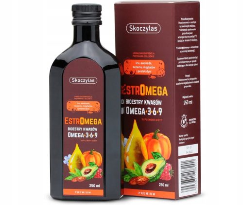 ESTROMEGA Premium - Omega 3-6-9 Masne Kiseline s Dodatkom Maline