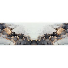 KUHINJSKA FOTO TAPETA CRNO-BIJELI MRAMOR 260x60 cm