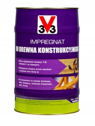 Impregnacija za građevinsko drvo, 25 l, bezbojna