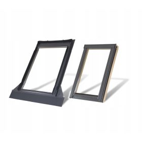 Krovni prozor s opšivom RoofLite+, 78x140 cm, drvo