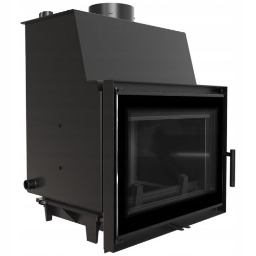 Kamin s vodenim plaštom Kratki Zosia Deco 14 kW crni