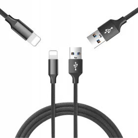 Vayox USB-Lightning kabel 1,5 m sivi