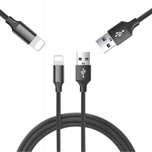 Vayox USB-Lightning kabel 1,5 m sivi